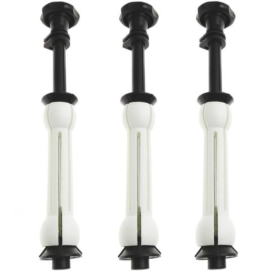 Kit de 3 enrolladores motorizados de fondos de estudio fotográfico con fijación a mástil