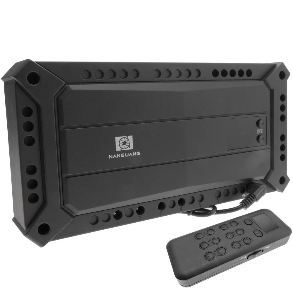 Kit de 3 enrolladores motorizados de fondos de estudio fotográfico con fijación a mástil