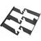 Kit de 3 enrolladores motorizados de fondos de estudio fotográfico con fijación a mástil