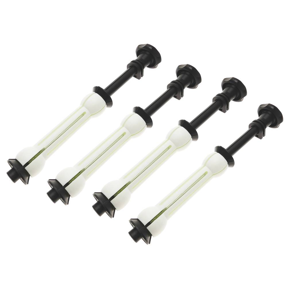 Kit de 4 enrolladores motorizados de fondos de estudio fotográfico con fijación a pared