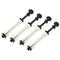 Kit de 4 enrolladores motorizados de fondos de estudio fotográfico con fijación a pared