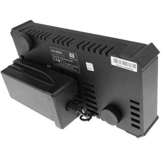 Kit de 4 enrolladores motorizados de fondos de estudio fotográfico con fijación a pared