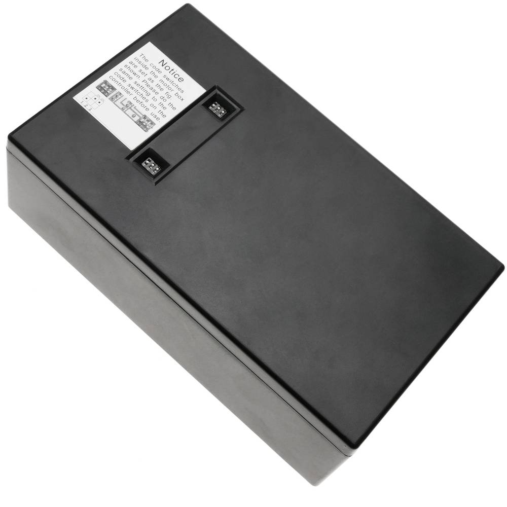 Set van 6 gemotoriseerde haspels van fotografische studioachtergronden met wandbevestiging