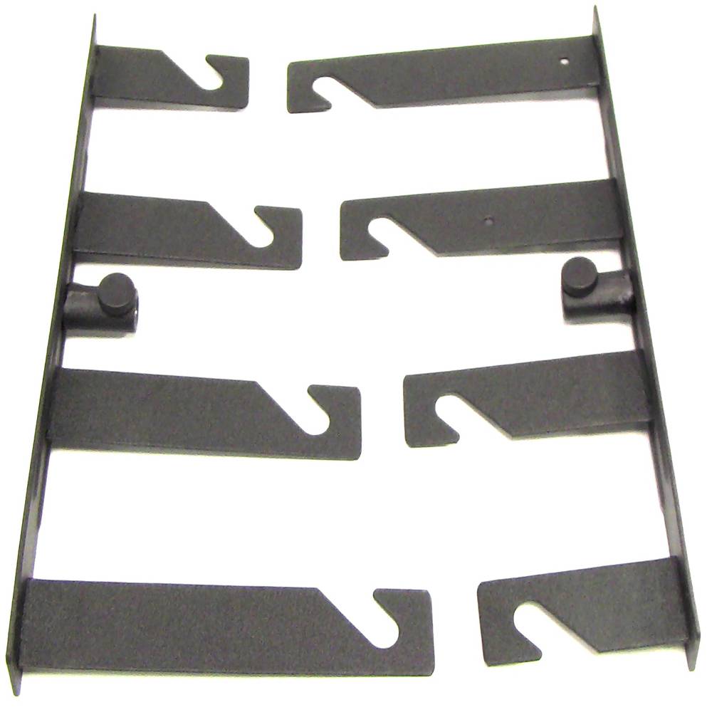 Suporte para 4 bobinas de estúdio fotográfico com fixação de espigão e parede