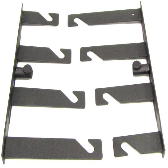 Suporte para 4 bobinas de estúdio fotográfico com fixação de espigão e parede