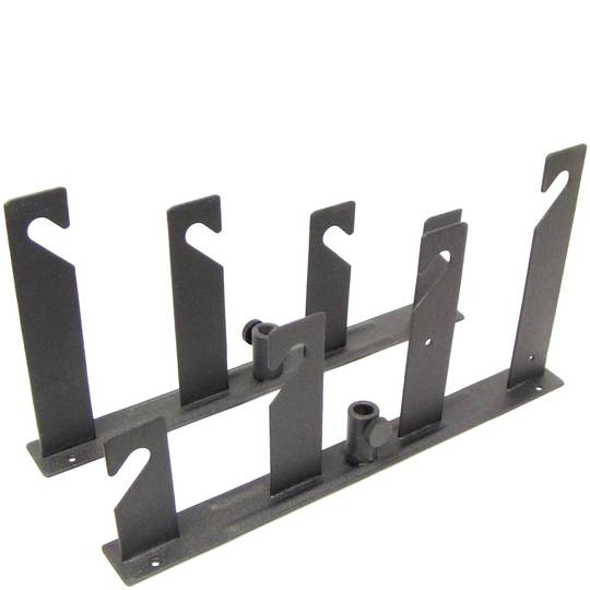 Suporte para 4 bobinas de estúdio fotográfico com fixação de espigão e parede