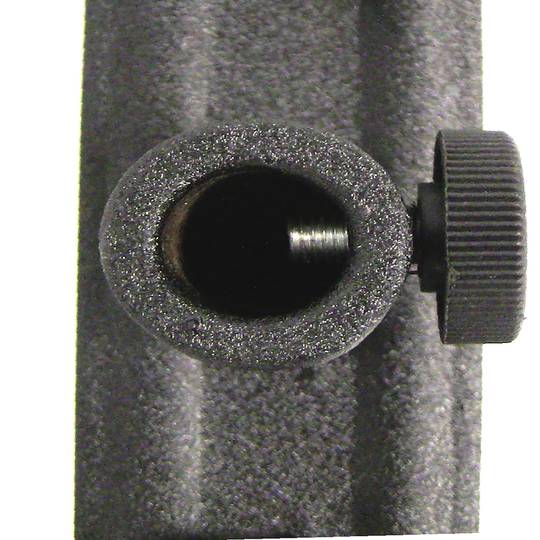 Suporte para 4 bobinas de estúdio fotográfico com fixação de espigão e parede