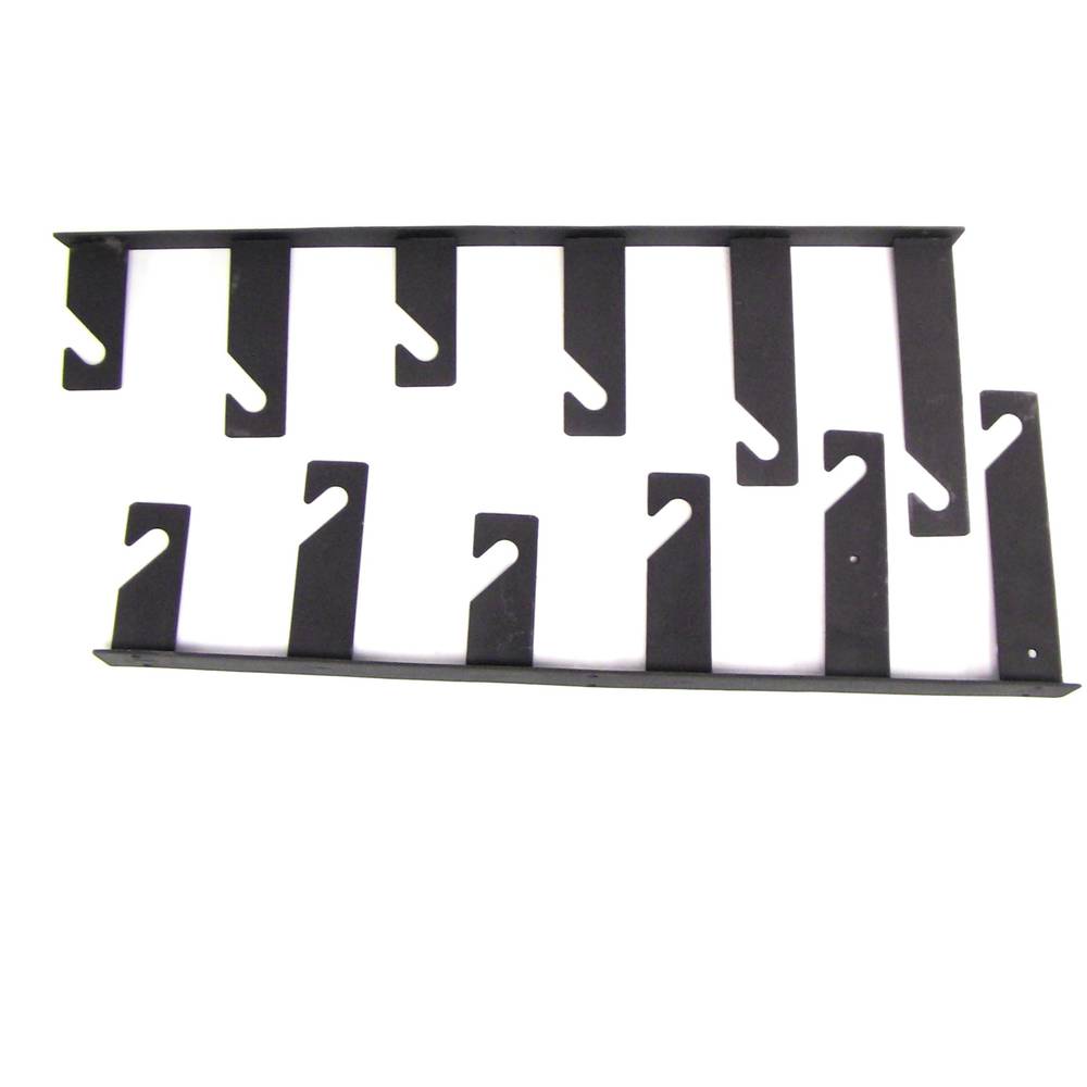 Suporte para 6 rolos de estúdio de fotografia com fixação de parede