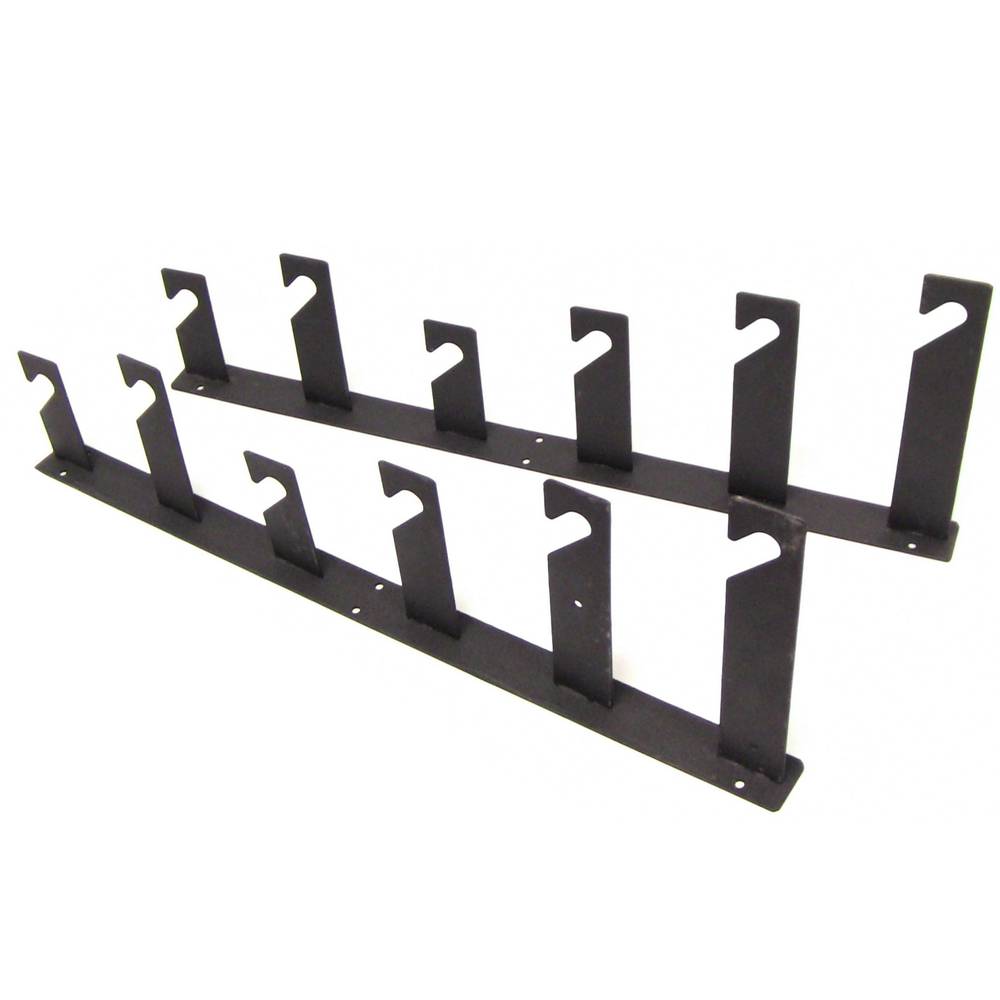 Suporte para 6 rolos de estúdio de fotografia com fixação de parede