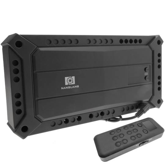 Controlador e controle remoto para 4 bobinas de fundos de estúdio de fotografia