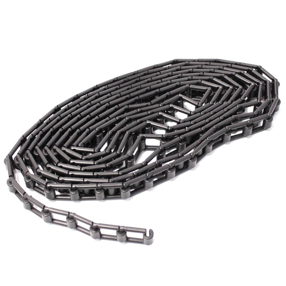 Czarny plastikowy łańcuszek do nawijacza tapet do studia fotograficznego