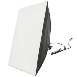 Ciągłe światło punktowe z softboxem 50x70 cm 1xE27