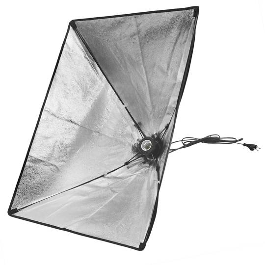 Konzentrieren Dauerlicht mit Softbox 50x70cm 1xE27