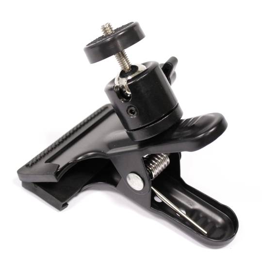 Pinza con rosca orientable universal 1/4