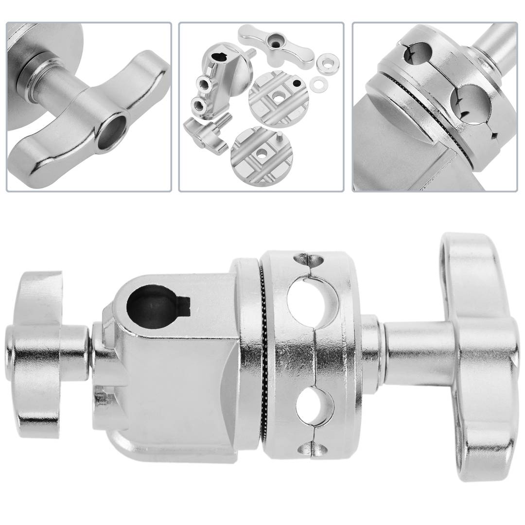 Studio rotuleo per fissaggio con struttura tubolare e aste