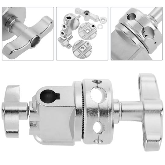 Studio rotuleo per fissaggio con struttura tubolare e aste