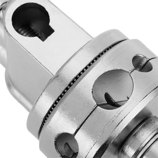 Studio rotuleo per fissaggio con struttura tubolare e aste