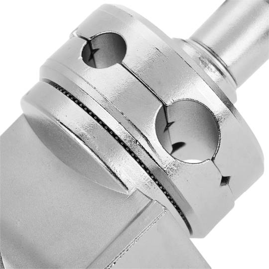 Studio rotuleo per fissaggio con struttura tubolare e aste