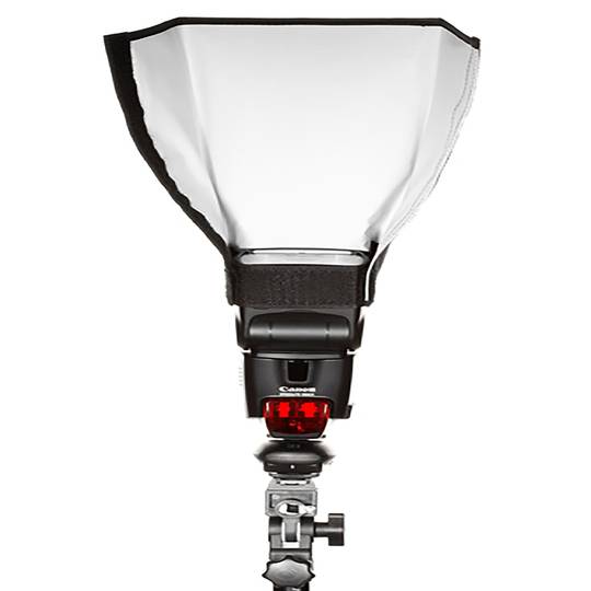 Reflector per a flaix speedlite amb cinta adherent