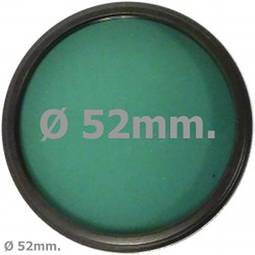Vert de photographie verre filtrant 52 mm