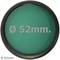 Filtre fotografia verd per objectiu de 52 mm