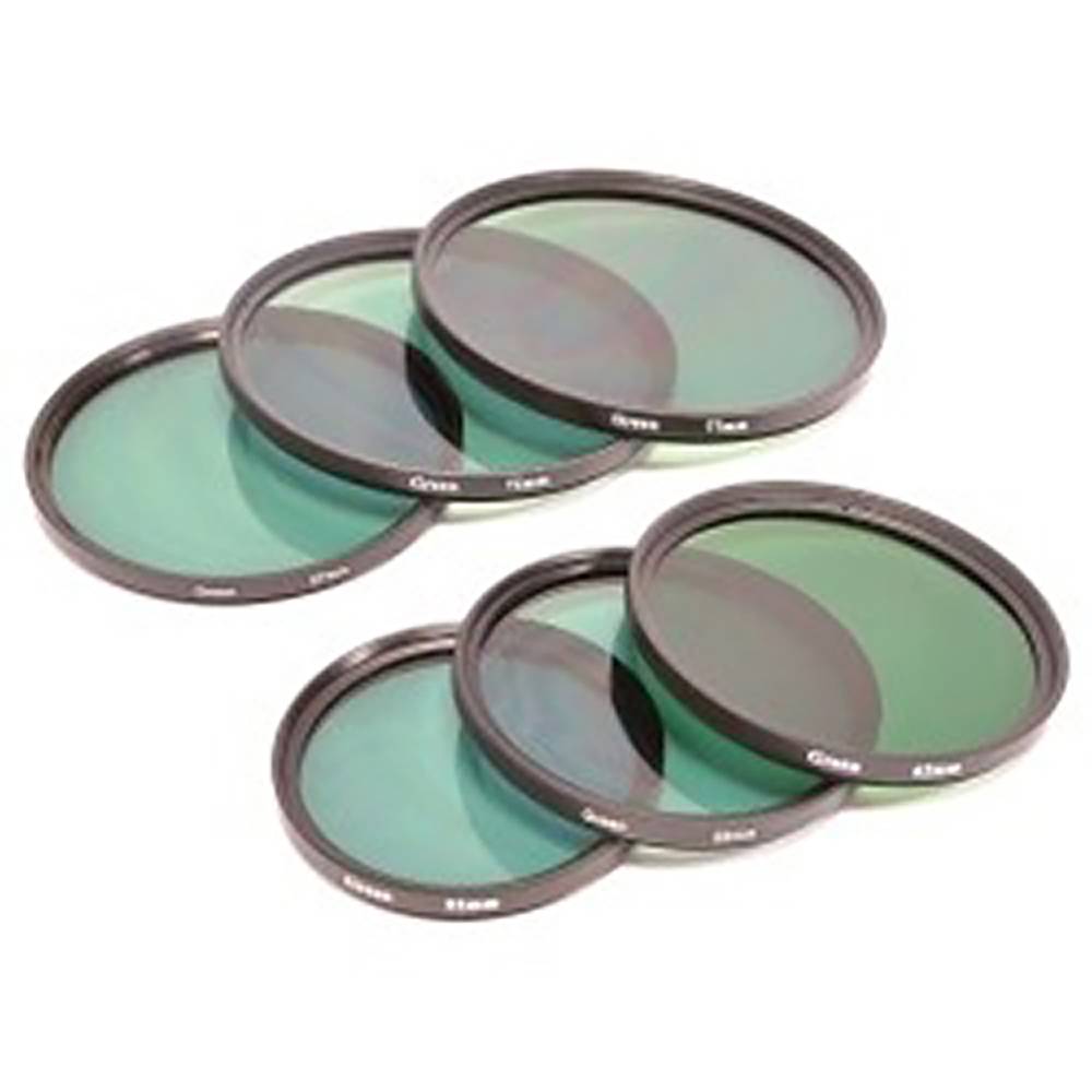 Green photography lens filter 72 mm