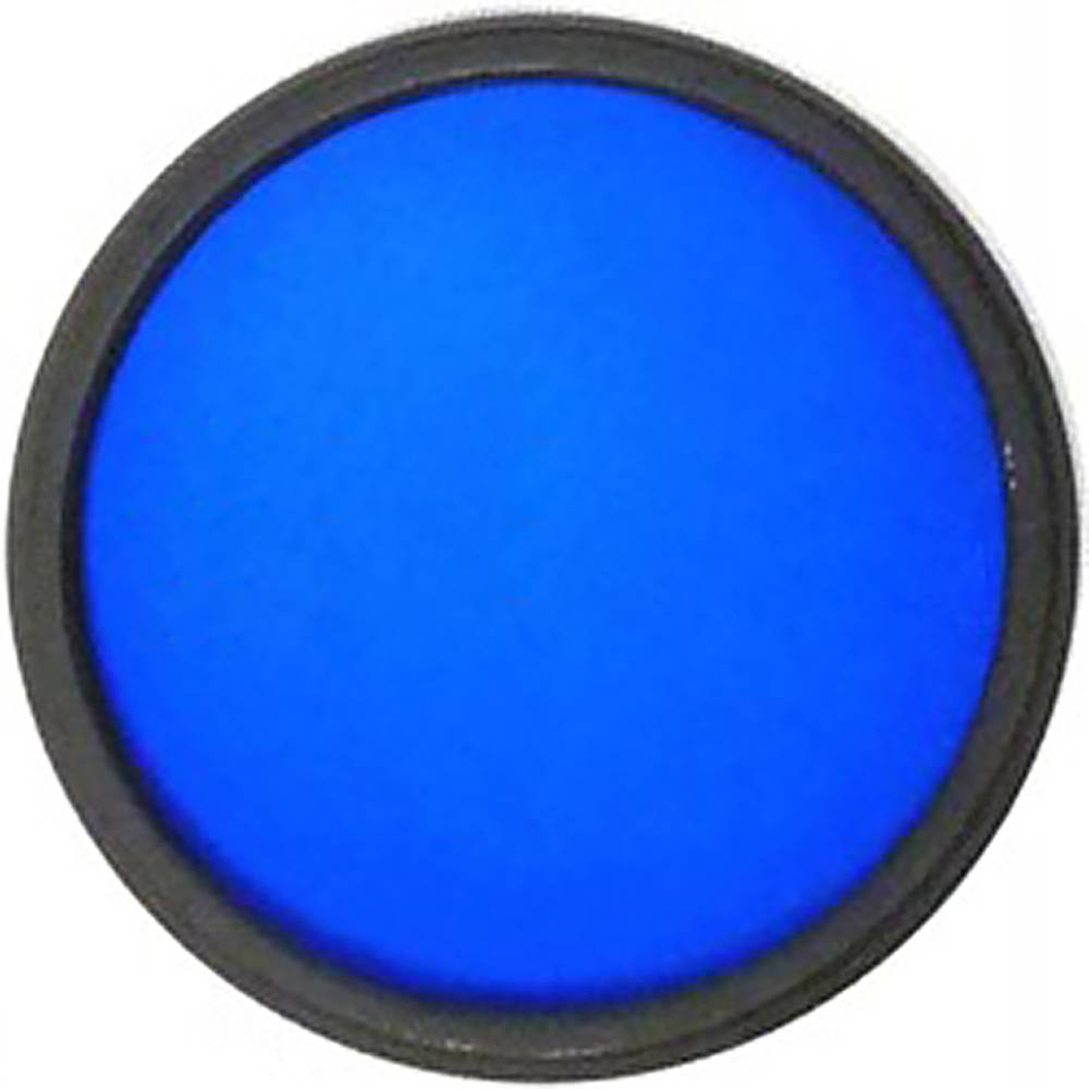Blue photo lens filter 62 mm