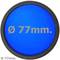 Filtre fotografia blau per objectiu de 77 mm