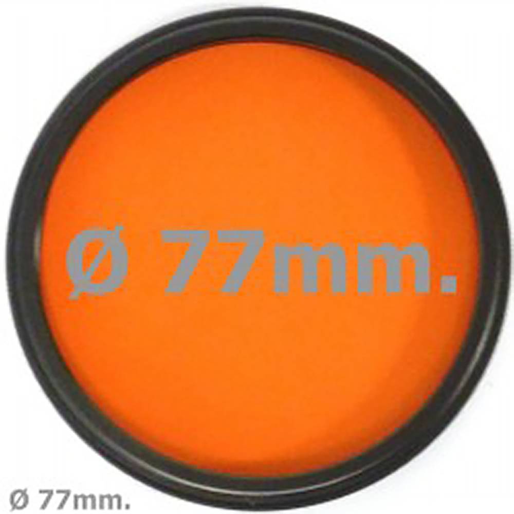 Filtro fotografia naranja para objetivo de 77 mm