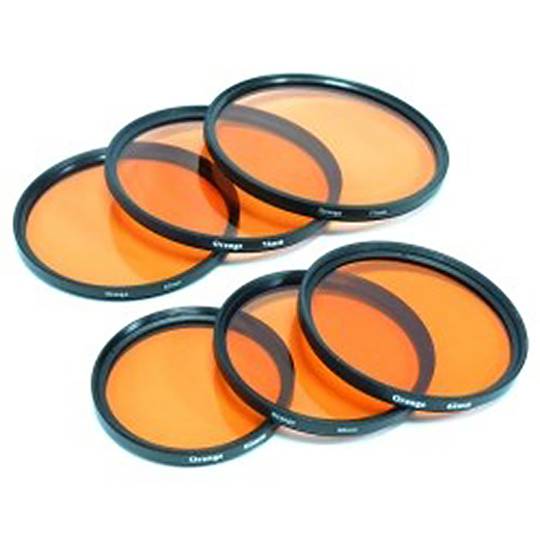 Filtro fotografia naranja para objetivo de 77 mm