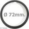 Filtro +3 per obiettivo macro fotografia 72 millimetri