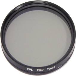 Foto CPL Zirkular-Polfilter für 72mm Objektiv