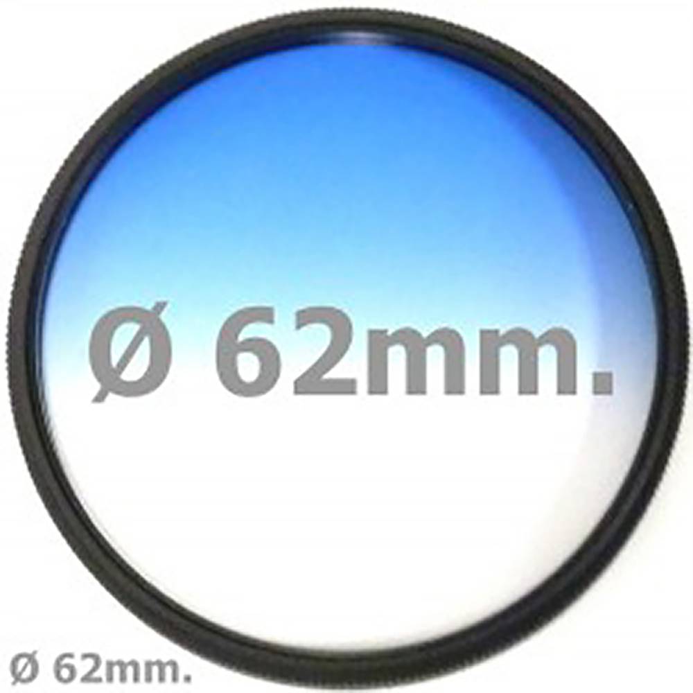 Ripresa graduale lente blu filtro di 62 mm