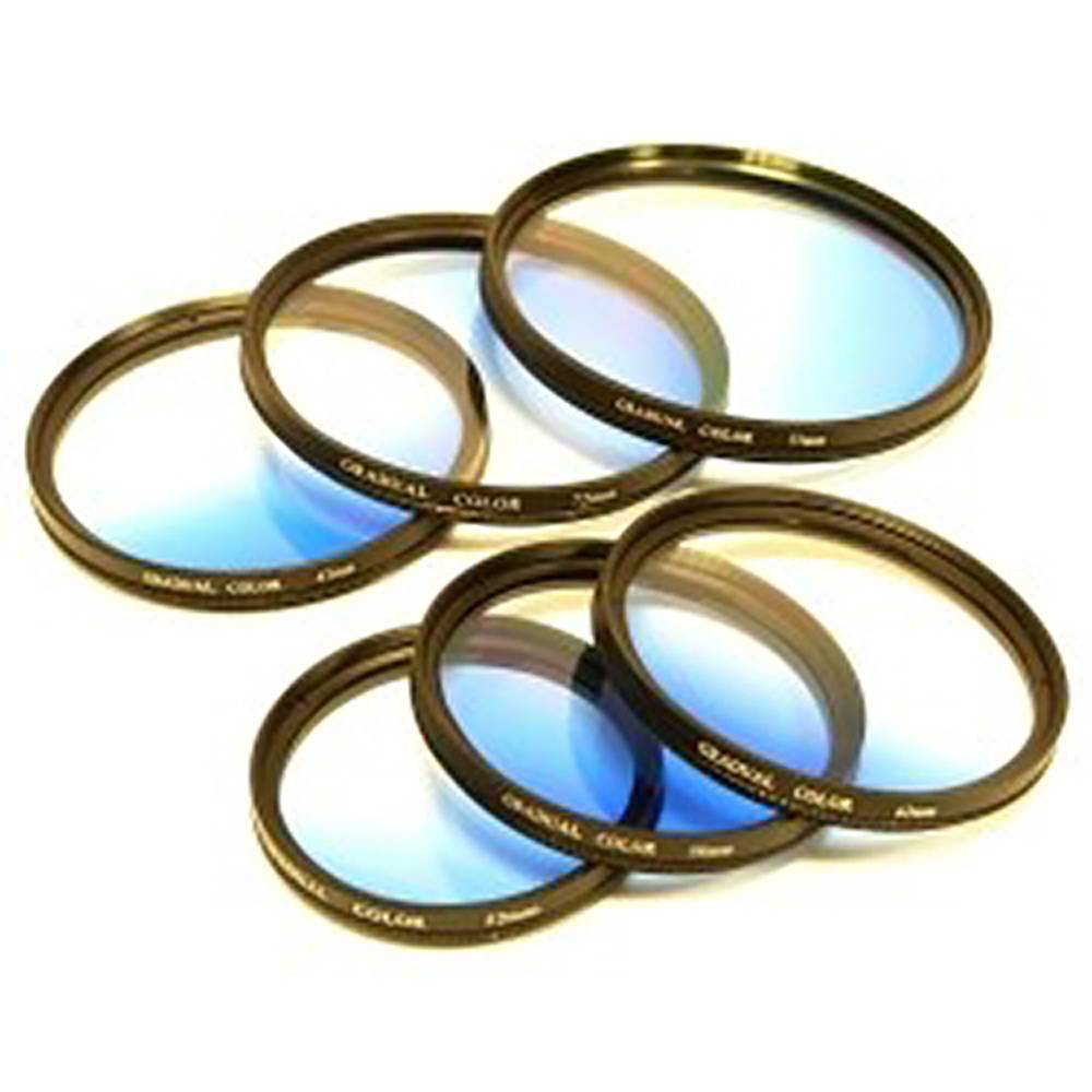 Farbfotografie schrittweise Blaufilter Objektiv von 67 mm