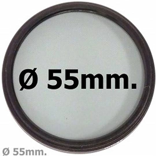 Filtro fotografia ND2 para objetivo de 55 mm