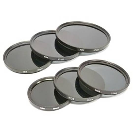 ND8 fotofilter voor 58 mm lens