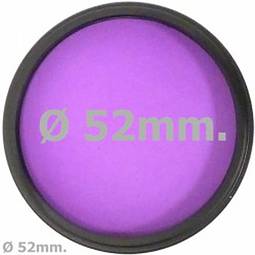 Filtro FLD fluorescente lente fotografia luz de 52 mm para