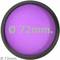 Filtro fotografico FLD con luce fluorescente per obiettivo da 72 mm