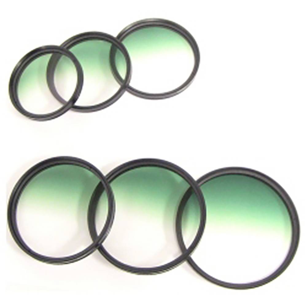 Filtr stopniowy w kolorze zielonym do obiektywu 62 mm