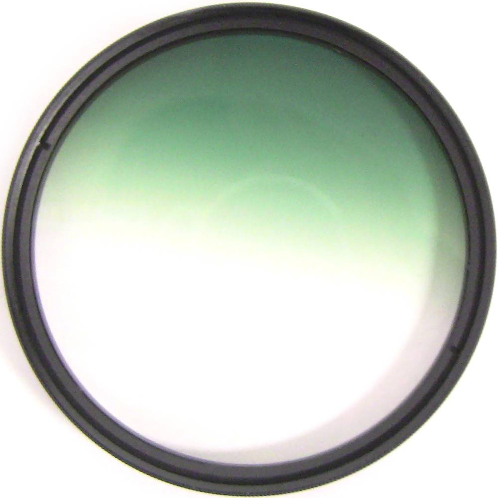 Cor lente fotografia gradual Verde filtro de 72 mm