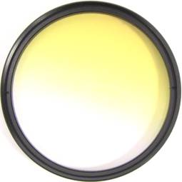 Schrittweise Farbfoto Gelbfilter Objektiv von 72 mm