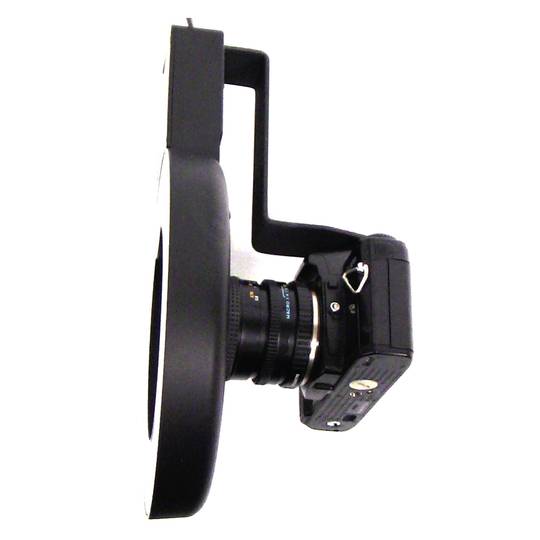 Anel de luz 21 cm com suporte para flash zapta