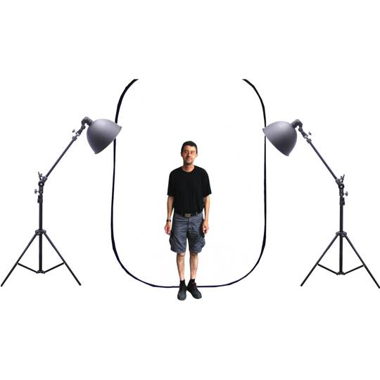 Fondo iluminado de 240 x 150 cm