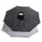 Translucent white diffuser umbrellas with black base 80 cm