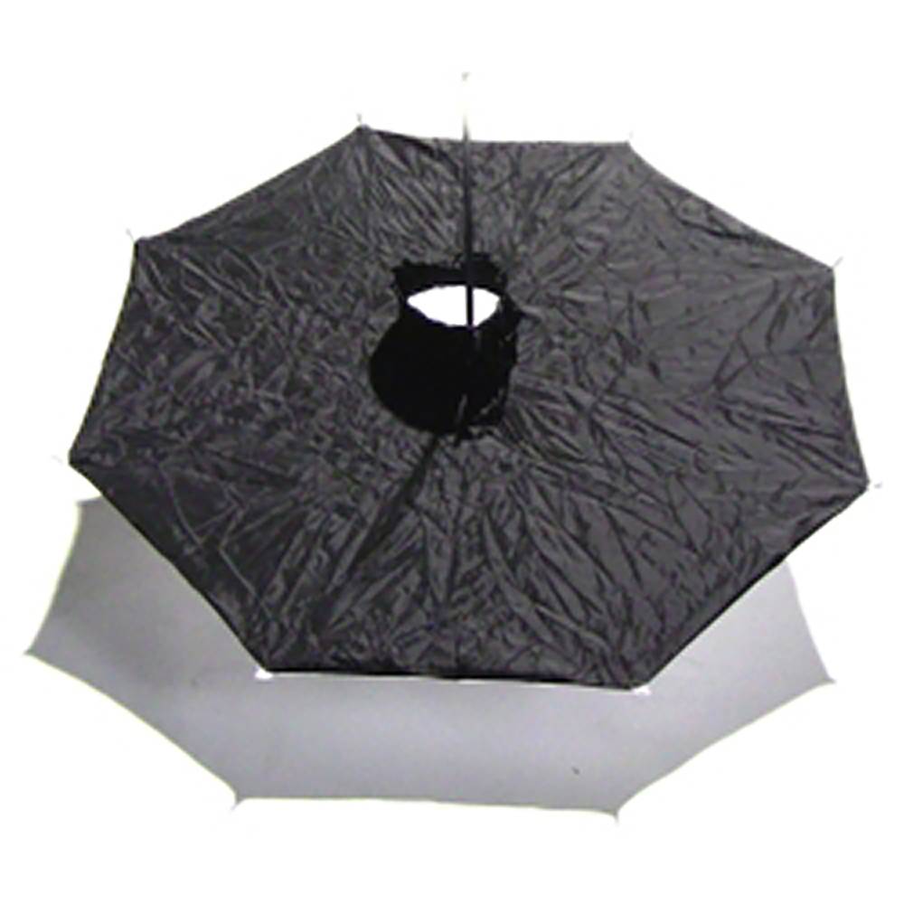 Translucide parapluies diffuseur blanc avec base noire de 104 cm