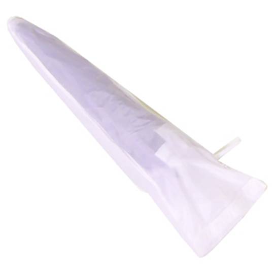 Silber Reflexschirm mit durchscheinenden weißen Basis von 104 cm