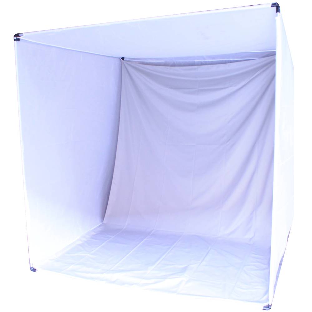 Przenośne studio fotograficzne z kolorem niebieskim o wymiarach 200 x 200 x 200 cm