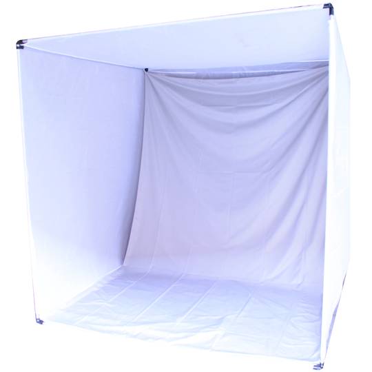 Przenośne studio fotograficzne z kolorem niebieskim o wymiarach 200 x 200 x 200 cm