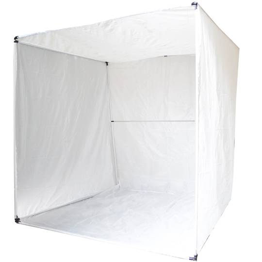 Przenośne studio fotograficzne z kolorem niebieskim o wymiarach 200 x 200 x 200 cm