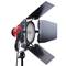 Kit de iluminación de estudio fotográfico con 3 focos de luz continua de 800W